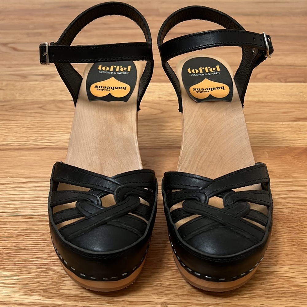 Swedish Hasbeens Agneta sandals. Never worn.